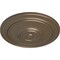Ekena Millwork Classic Ceiling Medallion (For Canopies up to 5 1/2"), Hand-Painted Warm Silver, 21 7/8"OD x 2 3/8"P CM22CLWSS - alternate 2